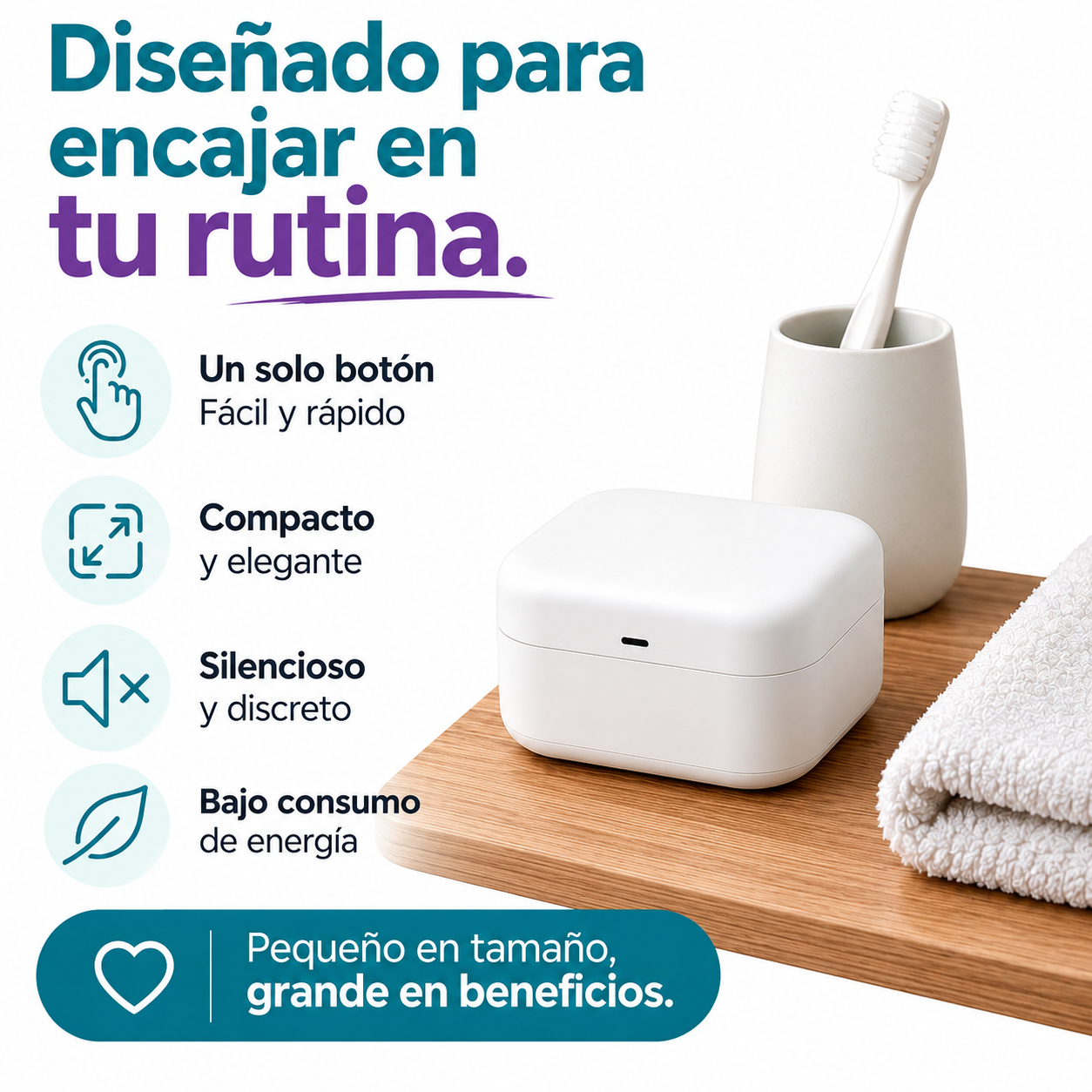 Esterilizador UVC de Cepillo de Dientes